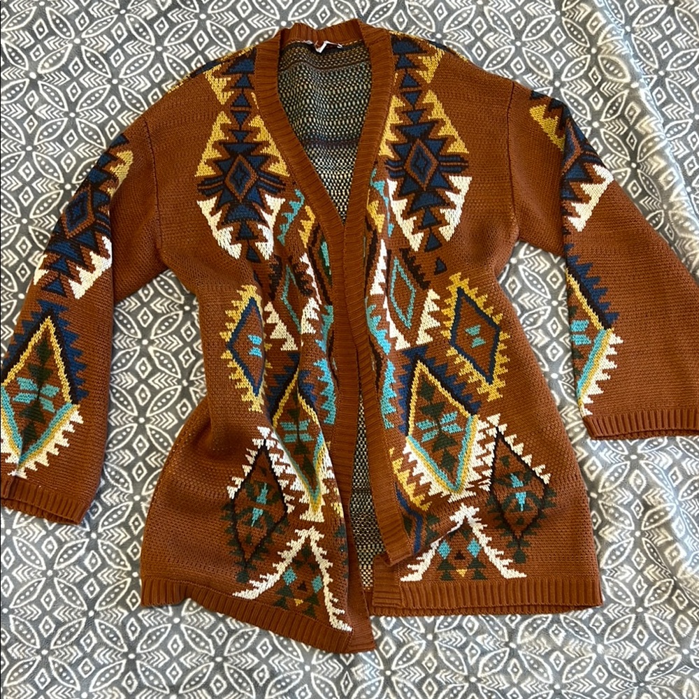 NWT Keren Hart Aztec Cartigan